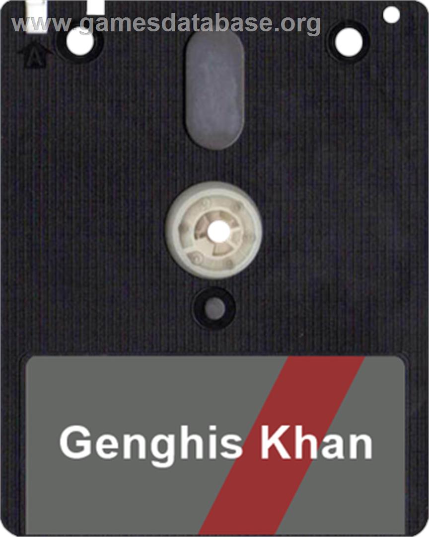 Genghis Khan - Amstrad CPC - Artwork - Disc