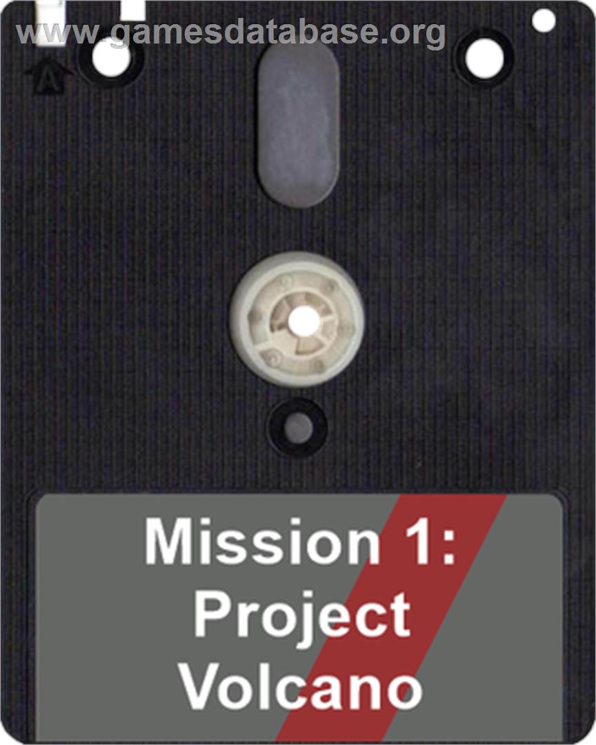 Mission - Amstrad CPC - Artwork - Disc