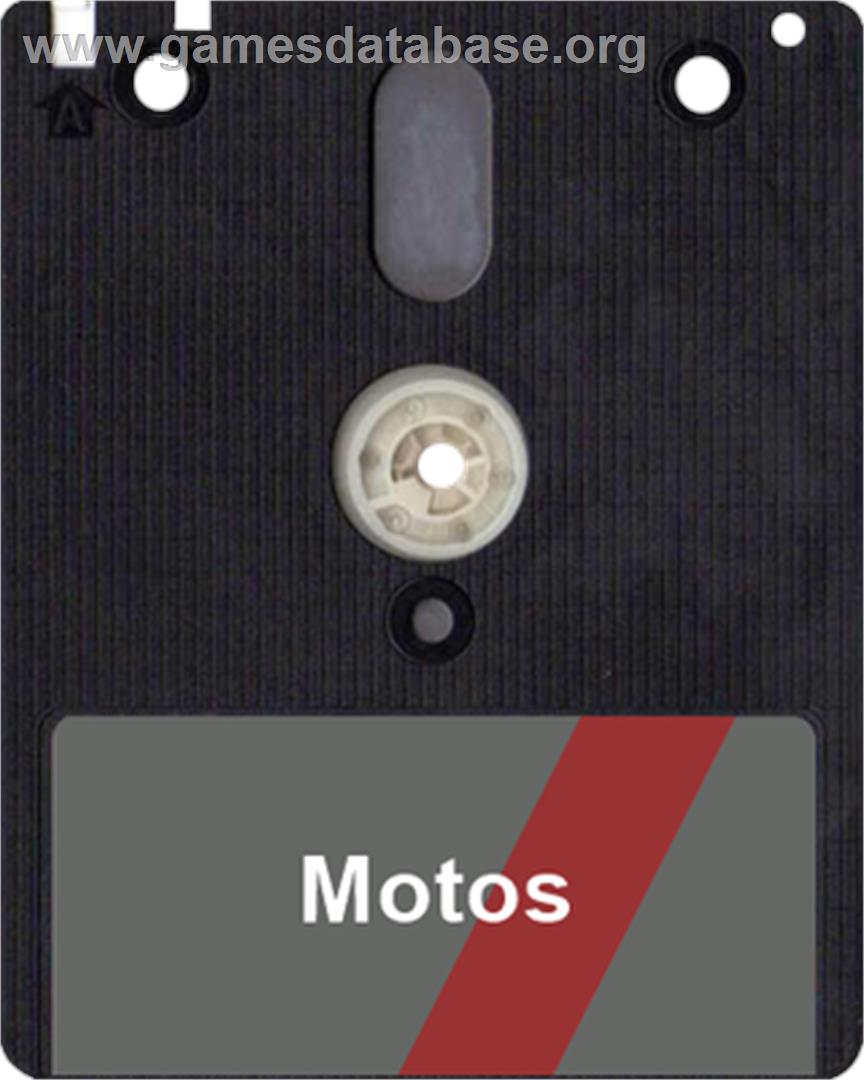 Motos - Amstrad CPC - Artwork - Disc