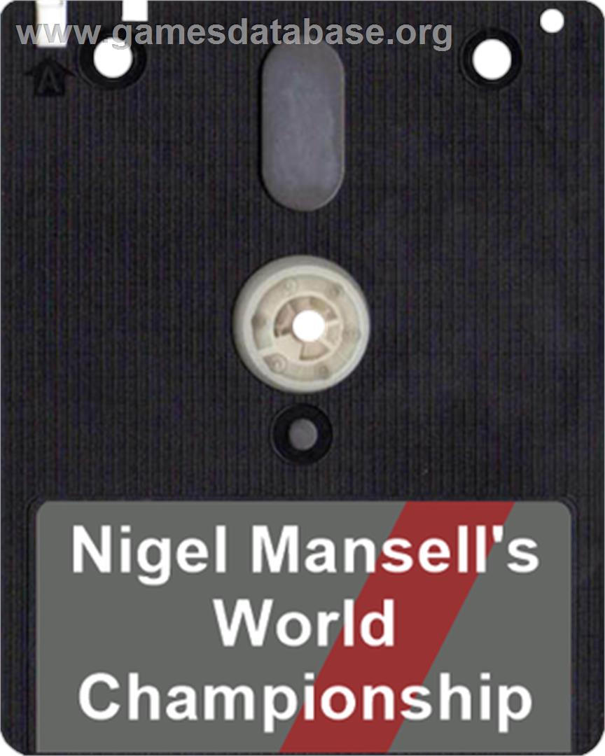 Nigel Mansell's World Championship - Amstrad CPC - Artwork - Disc