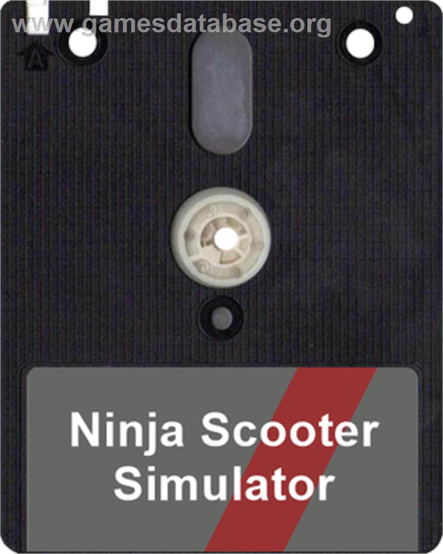 Ninja Scooter Simulator - Amstrad CPC - Artwork - Disc