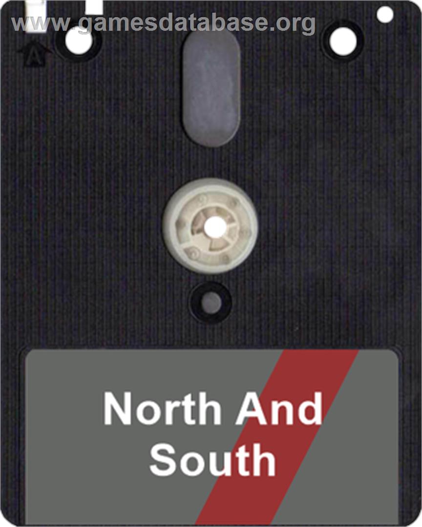 North & South - Amstrad CPC - Artwork - Disc