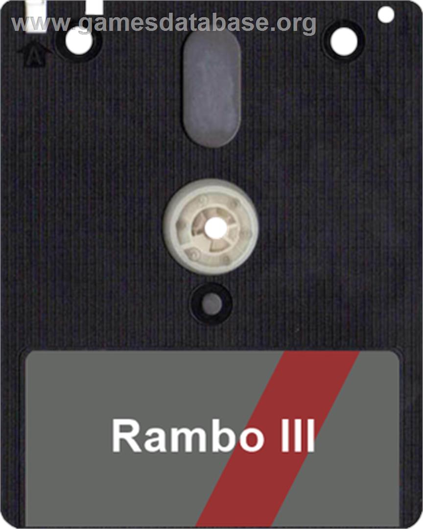 Rambo III - Amstrad CPC - Artwork - Disc