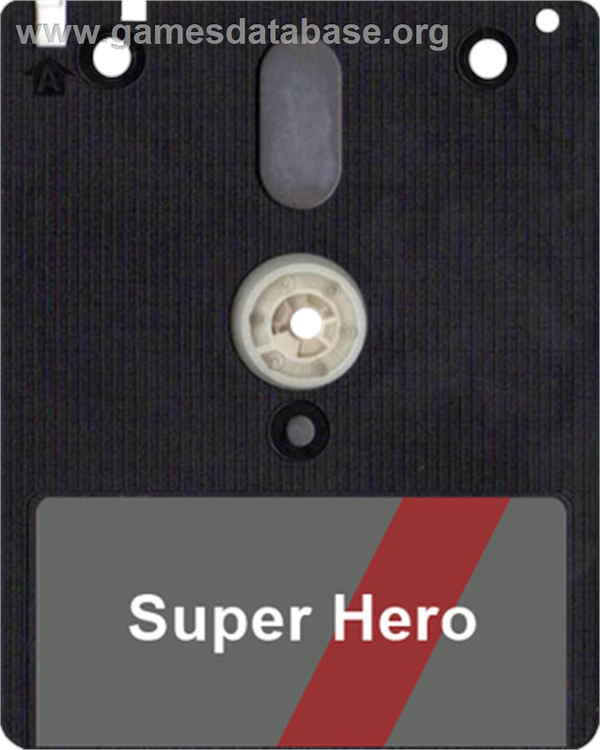 Super Hero - Amstrad CPC - Artwork - Disc