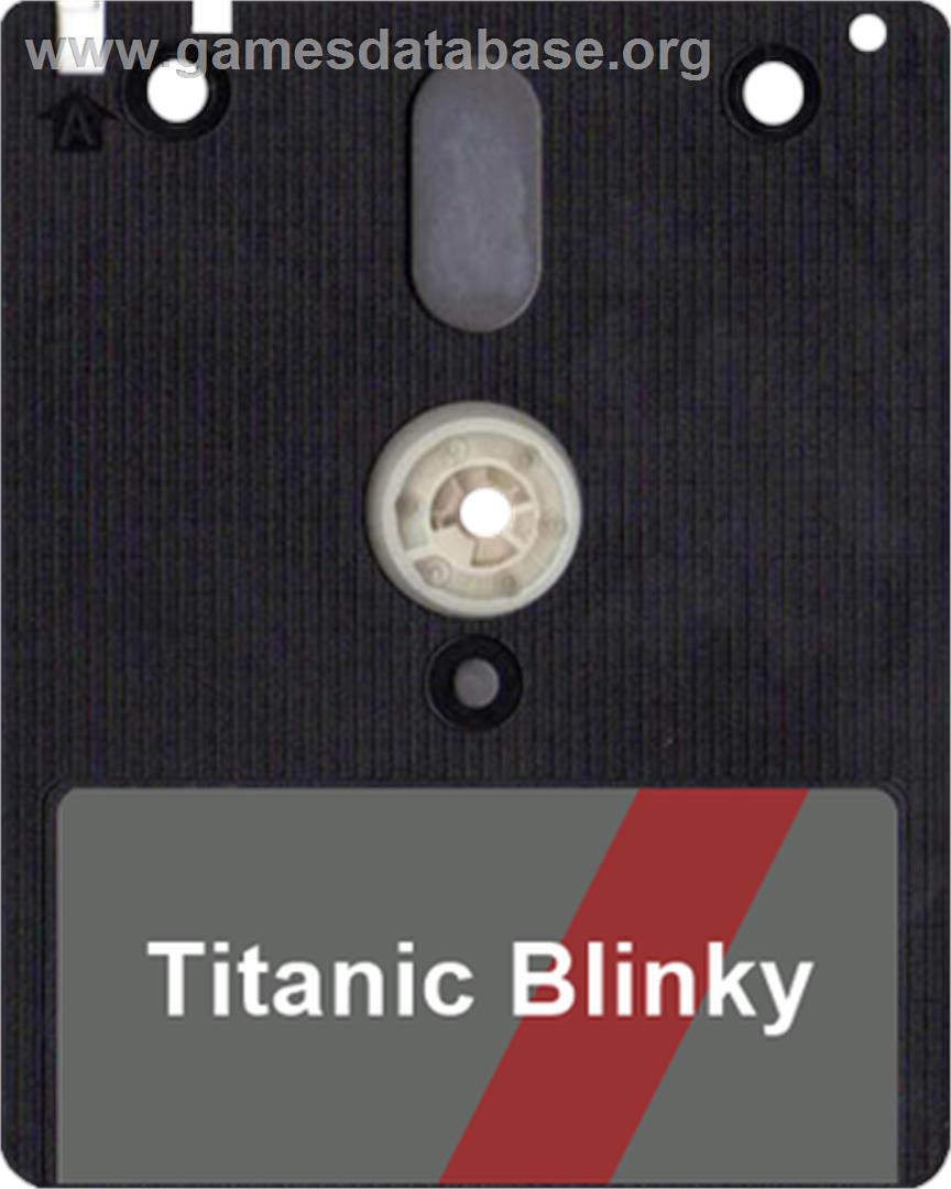 Titanic Blinky - Amstrad CPC - Artwork - Disc