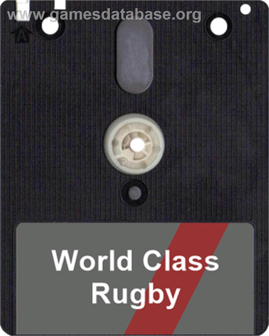 World Class Rugby - Amstrad CPC - Artwork - Disc