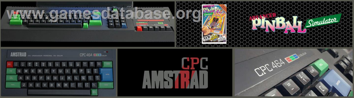 Advanced Pinball Simulator - Amstrad CPC - Artwork - Marquee