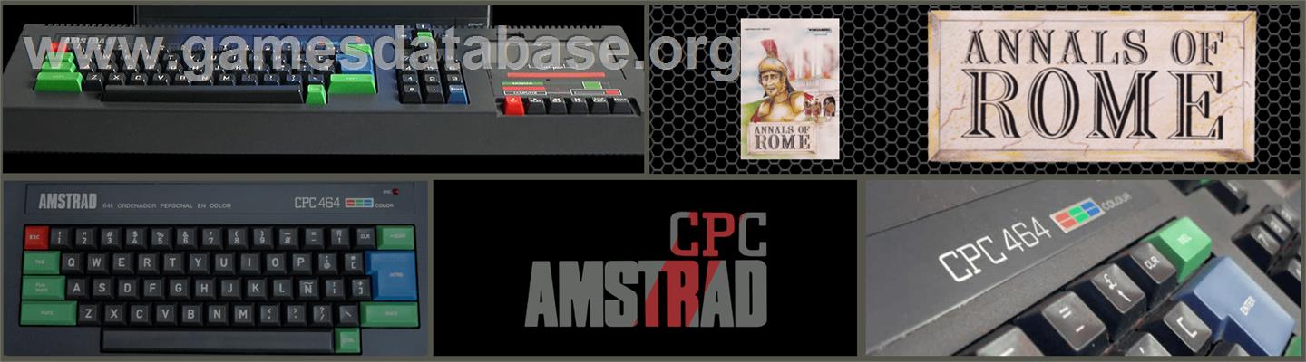 Annals of Rome - Amstrad CPC - Artwork - Marquee