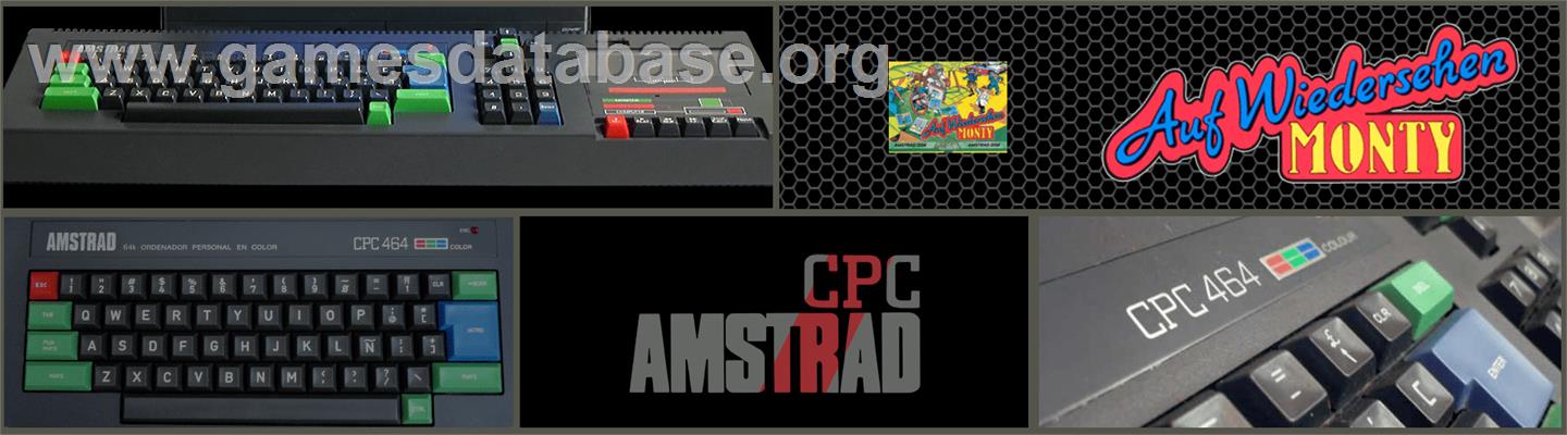 Auf Wiedersehen Monty - Amstrad CPC - Artwork - Marquee