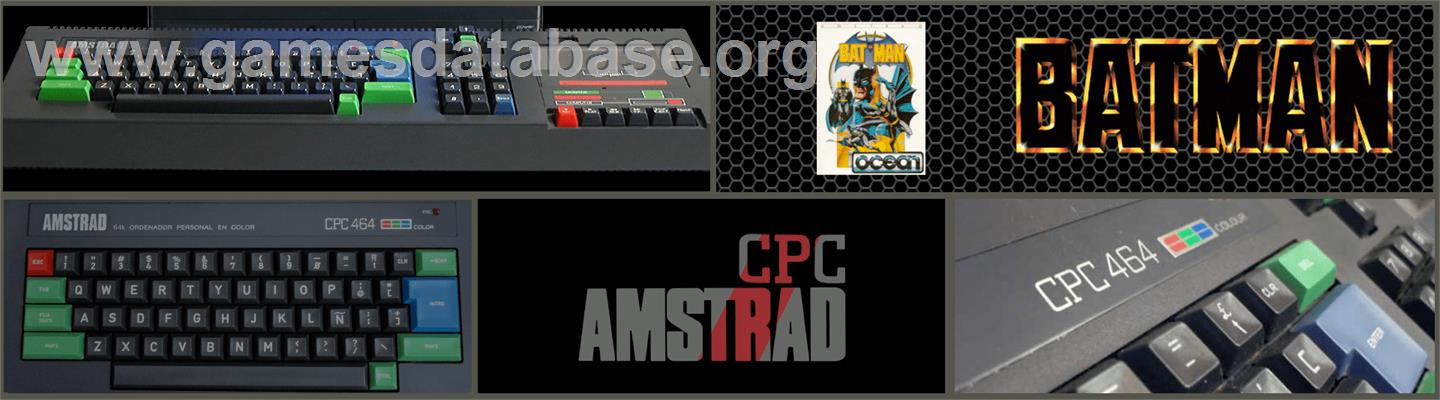 Batman: The Caped Crusader - Amstrad CPC - Artwork - Marquee