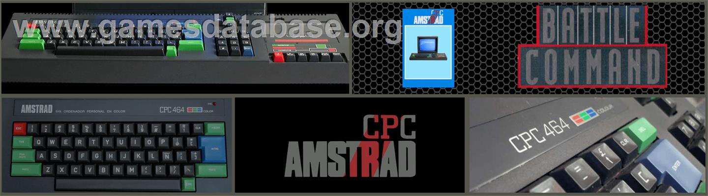 Battle Command - Amstrad CPC - Artwork - Marquee