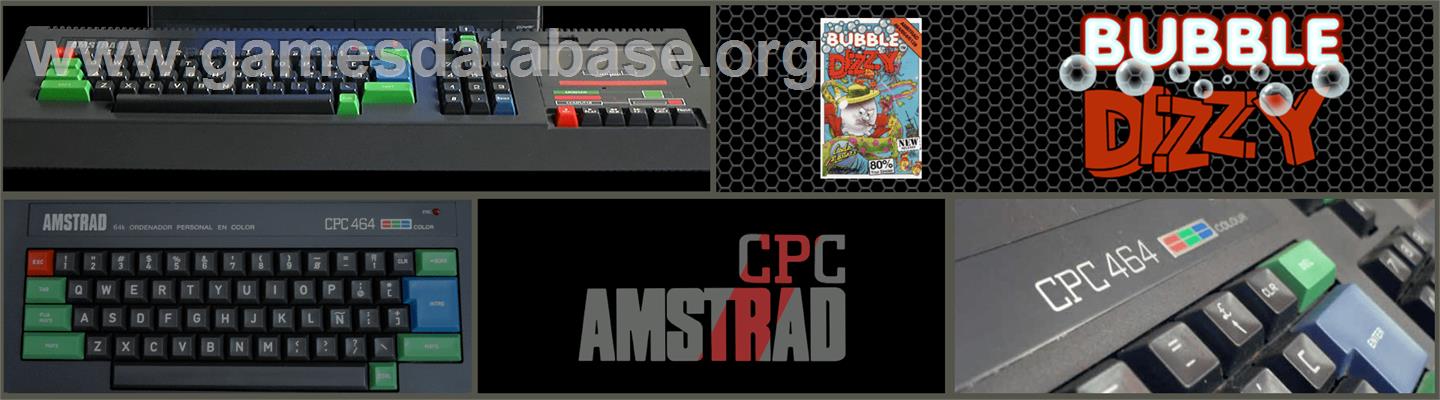 Bubble Dizzy - Amstrad CPC - Artwork - Marquee