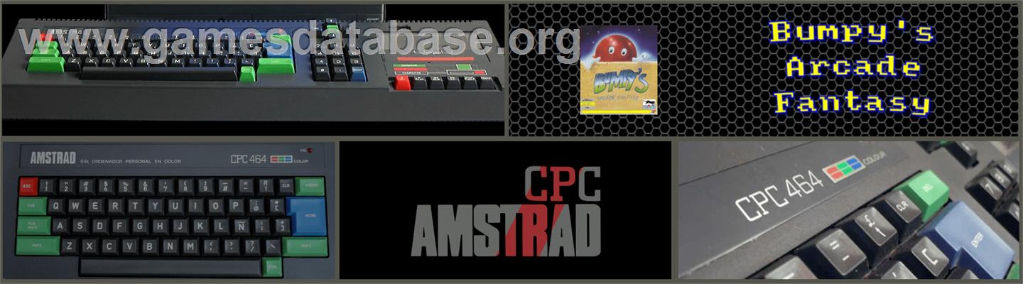 Bumpy's Arcade Fantasy - Amstrad CPC - Artwork - Marquee