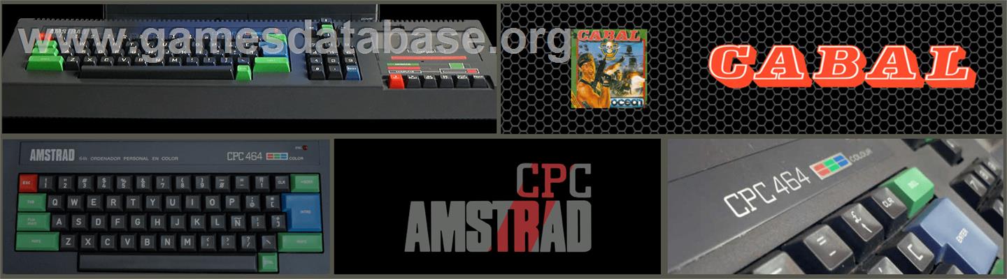 Cabal - Amstrad CPC - Artwork - Marquee