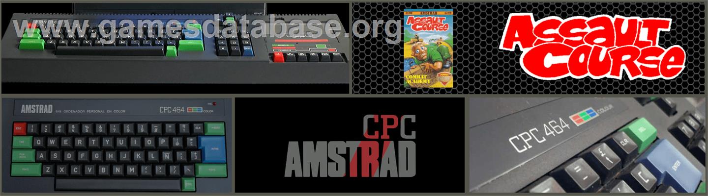Combat Course - Amstrad CPC - Artwork - Marquee
