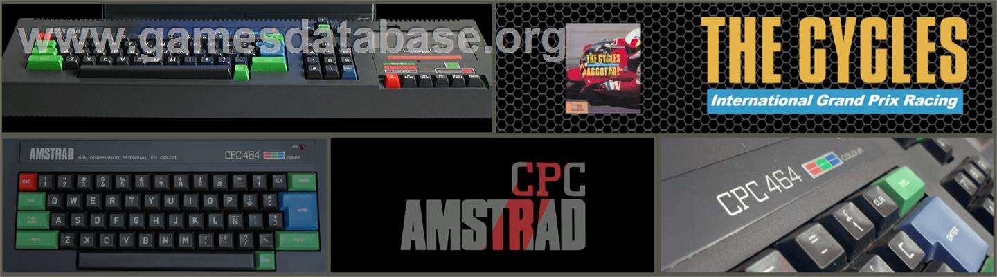 Cycles: International Grand Prix Racing - Amstrad CPC - Artwork - Marquee