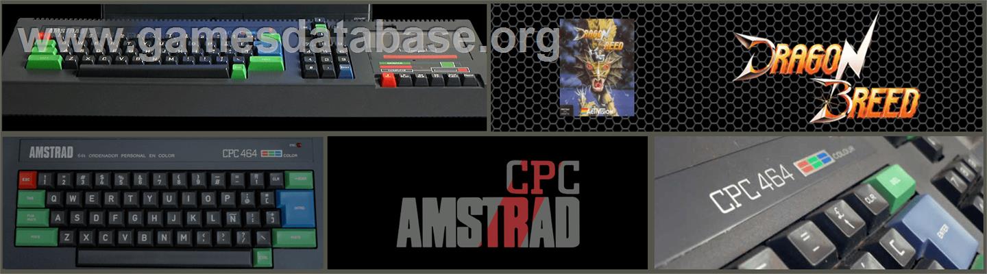 Dragon Breed - Amstrad CPC - Artwork - Marquee