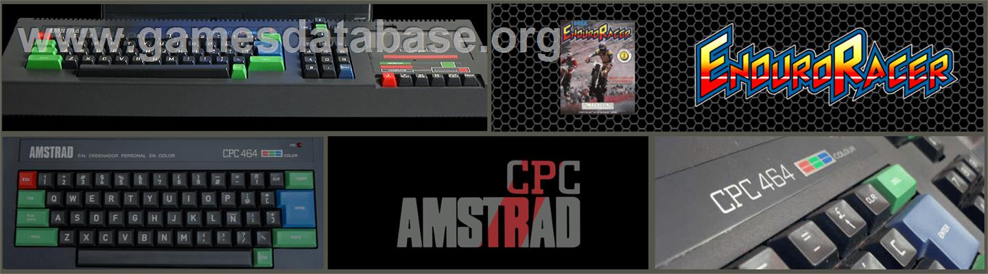 Enduro Racer - Amstrad CPC - Artwork - Marquee