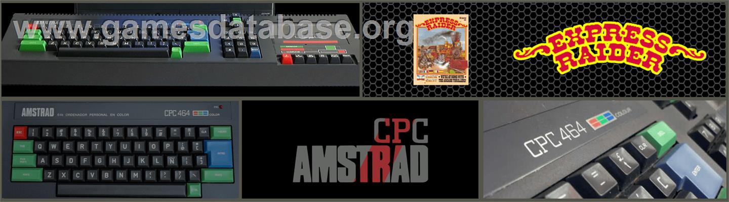 Express Raider - Amstrad CPC - Artwork - Marquee