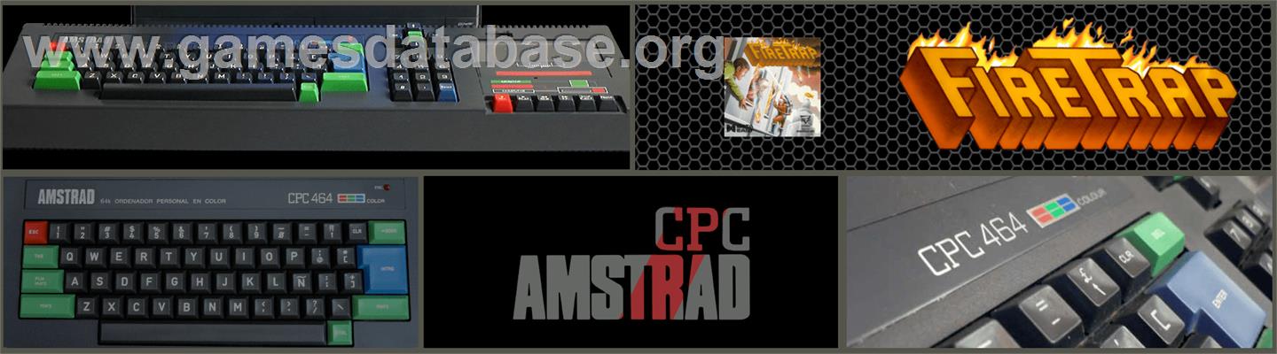Fire Trap - Amstrad CPC - Artwork - Marquee