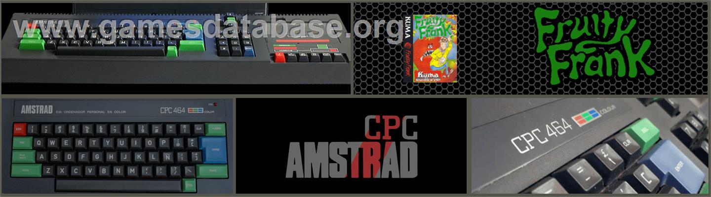 Fruity Frank - Amstrad CPC - Artwork - Marquee