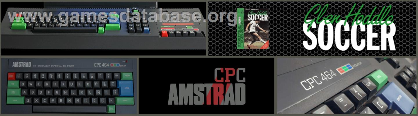 Glen Hoddle Soccer - Amstrad CPC - Artwork - Marquee