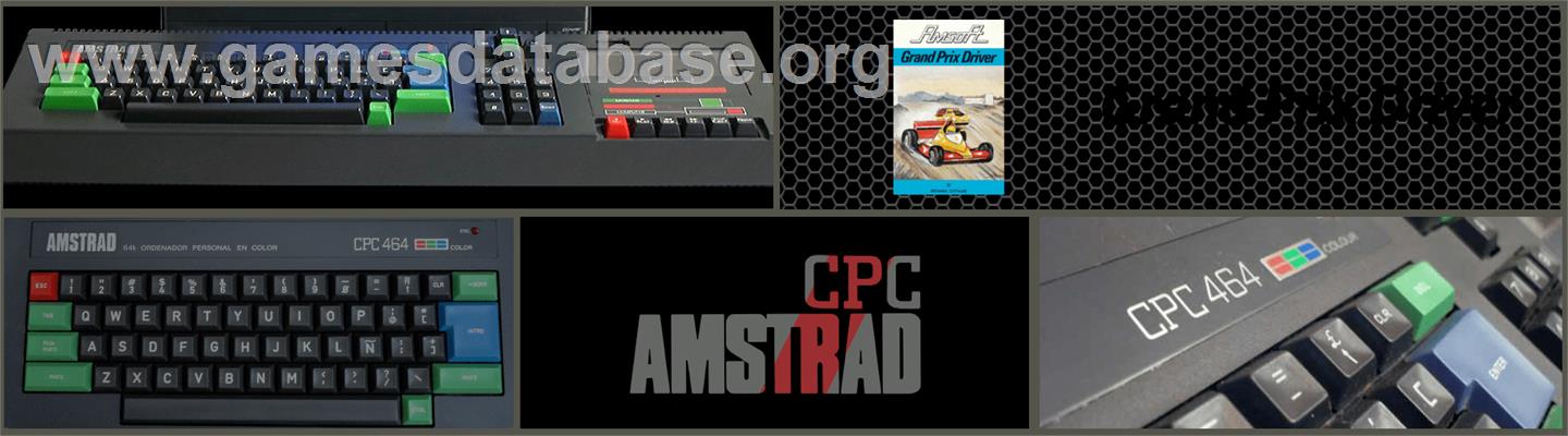Grand Prix 500 cc - Amstrad CPC - Artwork - Marquee