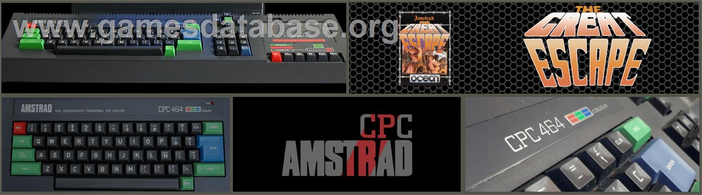 Great Escape - Amstrad CPC - Artwork - Marquee
