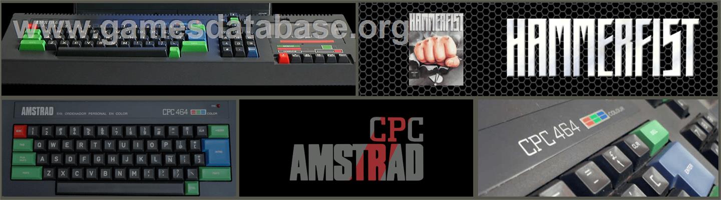 Hammerfist - Amstrad CPC - Artwork - Marquee