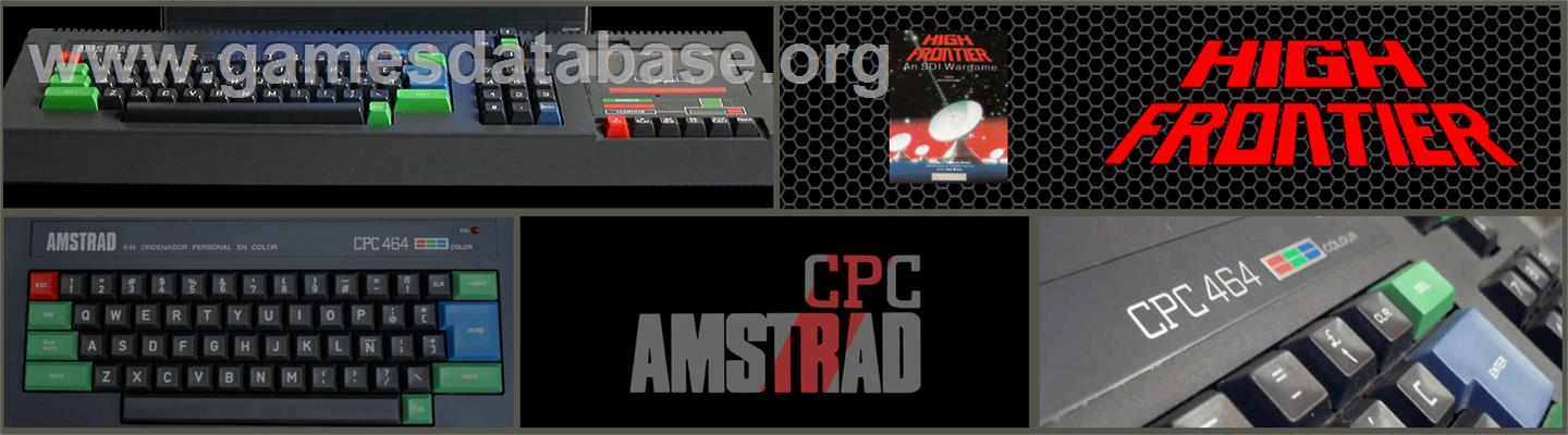 High Frontier - Amstrad CPC - Artwork - Marquee
