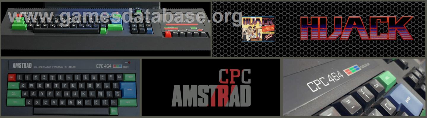 Hijack - Amstrad CPC - Artwork - Marquee