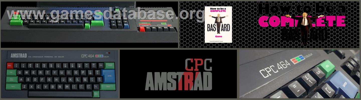 How to be a Complete Bastard - Amstrad CPC - Artwork - Marquee