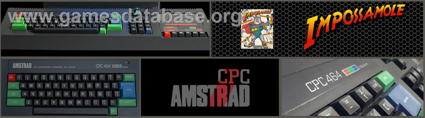 Impossamole - Amstrad CPC - Artwork - Marquee