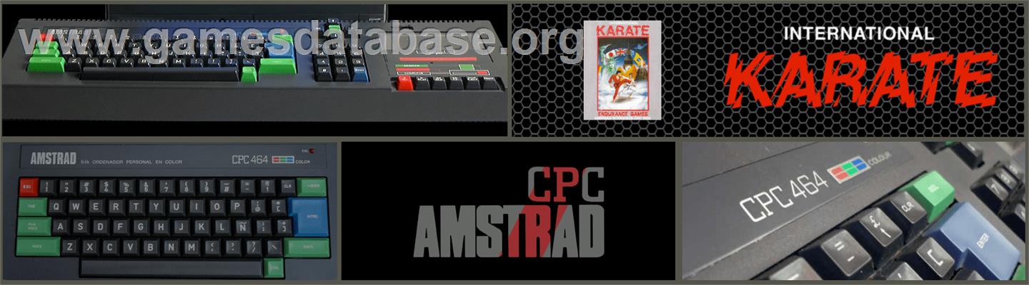 International Karate - Amstrad CPC - Artwork - Marquee