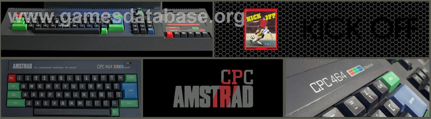 Kick Off - Amstrad CPC - Artwork - Marquee