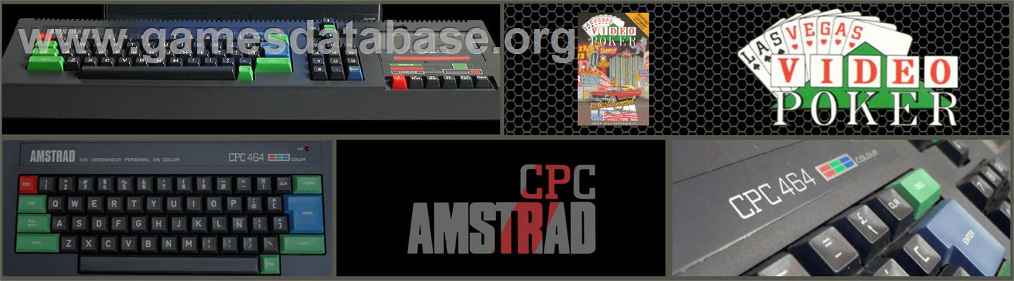 Las Vegas Video Poker - Amstrad CPC - Artwork - Marquee