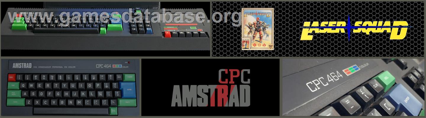 Laser Squad - Amstrad CPC - Artwork - Marquee