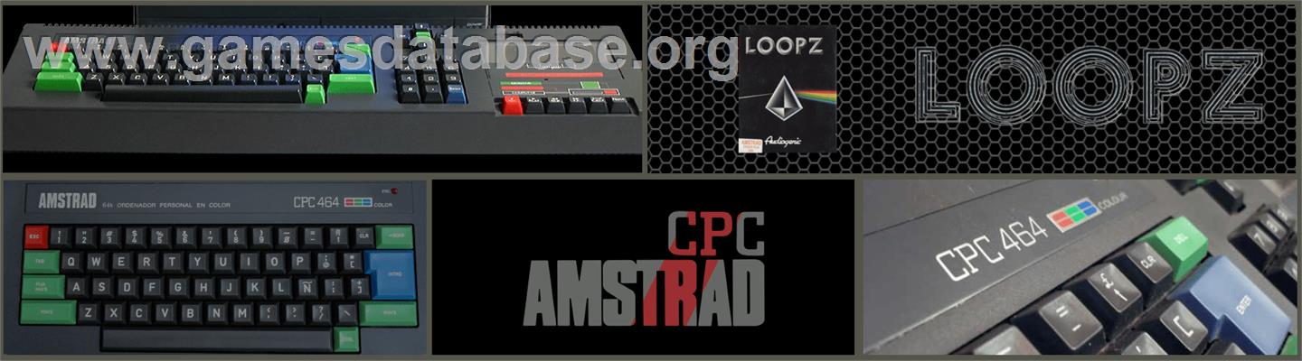Loopz - Amstrad CPC - Artwork - Marquee