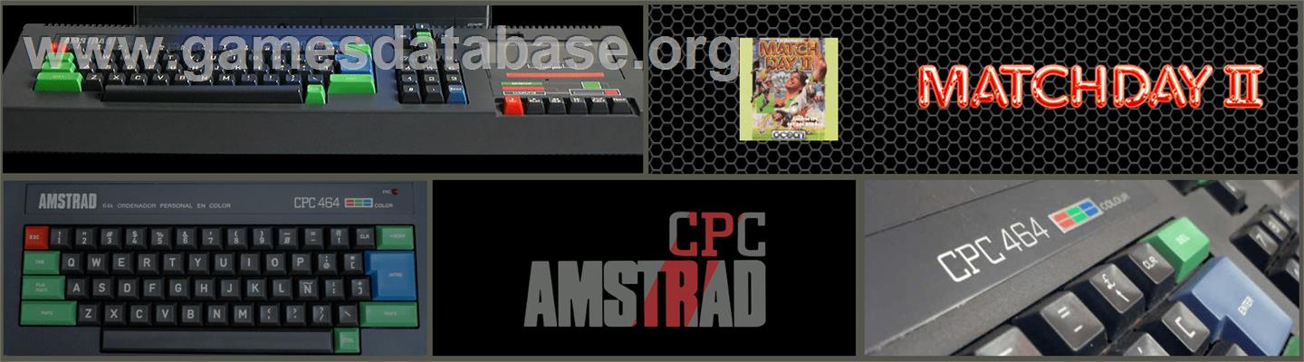 Match Day 2 - Amstrad CPC - Artwork - Marquee