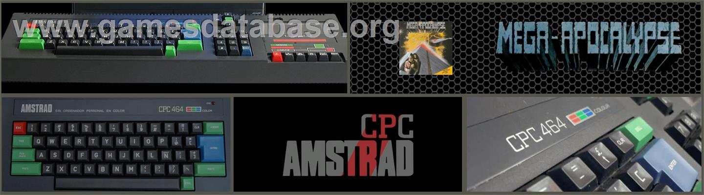 Mega Apocalypse - Amstrad CPC - Artwork - Marquee