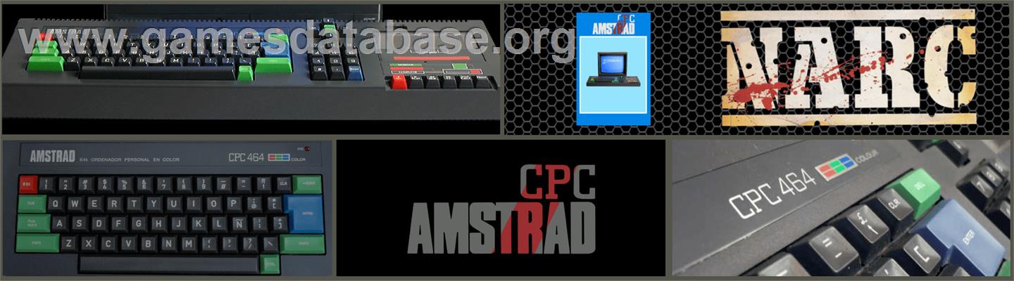 Narc - Amstrad CPC - Artwork - Marquee
