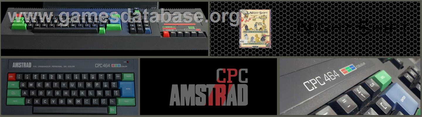 Night Shift - Amstrad CPC - Artwork - Marquee