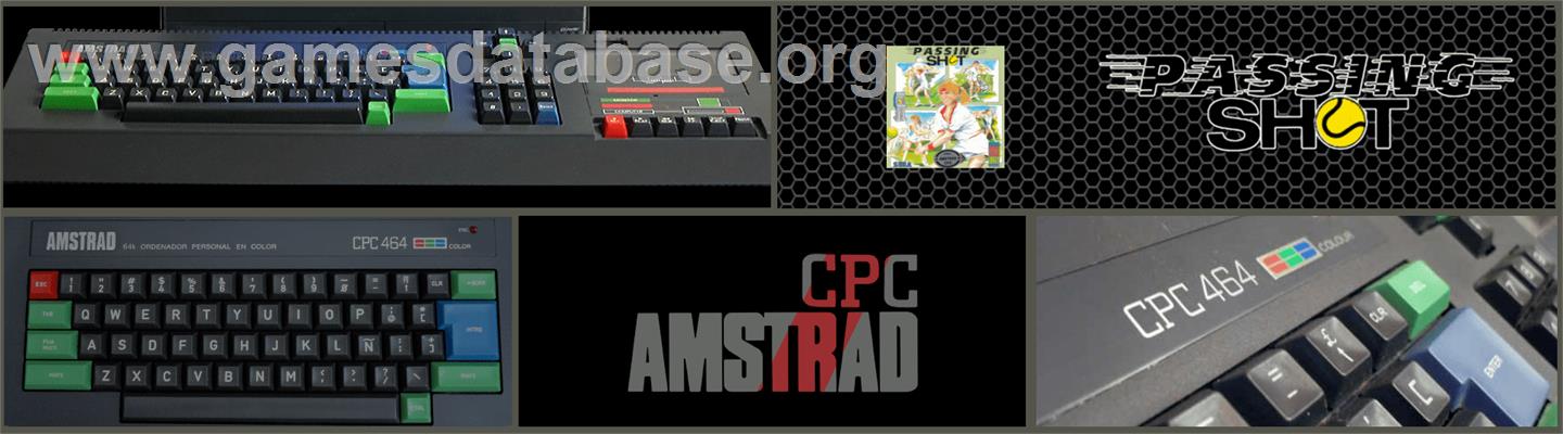 Passing Shot - Amstrad CPC - Artwork - Marquee