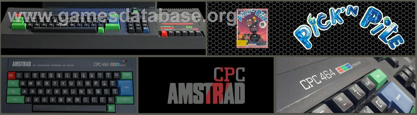 Pick 'n' Pile - Amstrad CPC - Artwork - Marquee