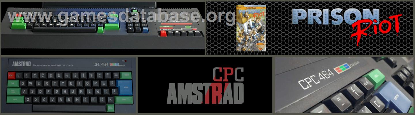 Prison Riot - Amstrad CPC - Artwork - Marquee