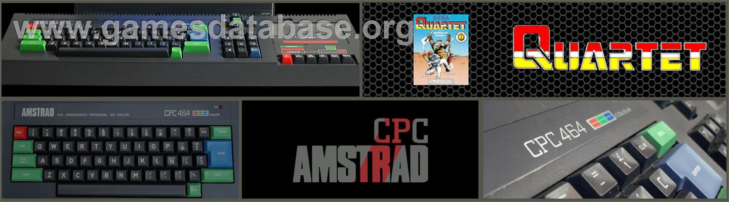 Quartet - Amstrad CPC - Artwork - Marquee