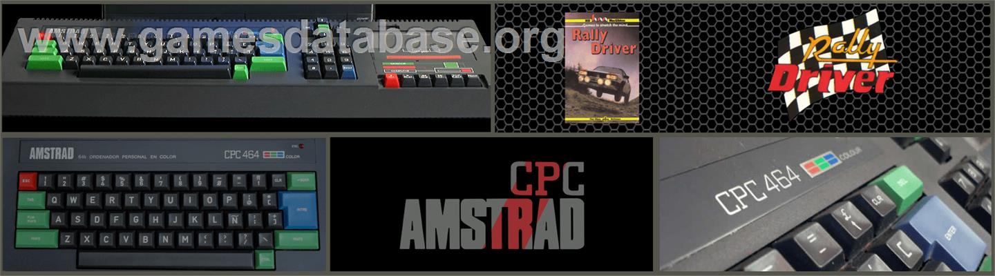 Rally Driver - Amstrad CPC - Artwork - Marquee