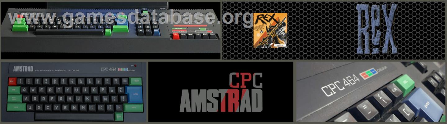 Rex - Amstrad CPC - Artwork - Marquee