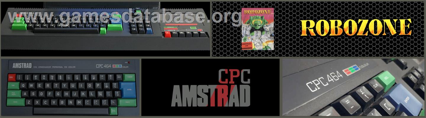 Robozone - Amstrad CPC - Artwork - Marquee