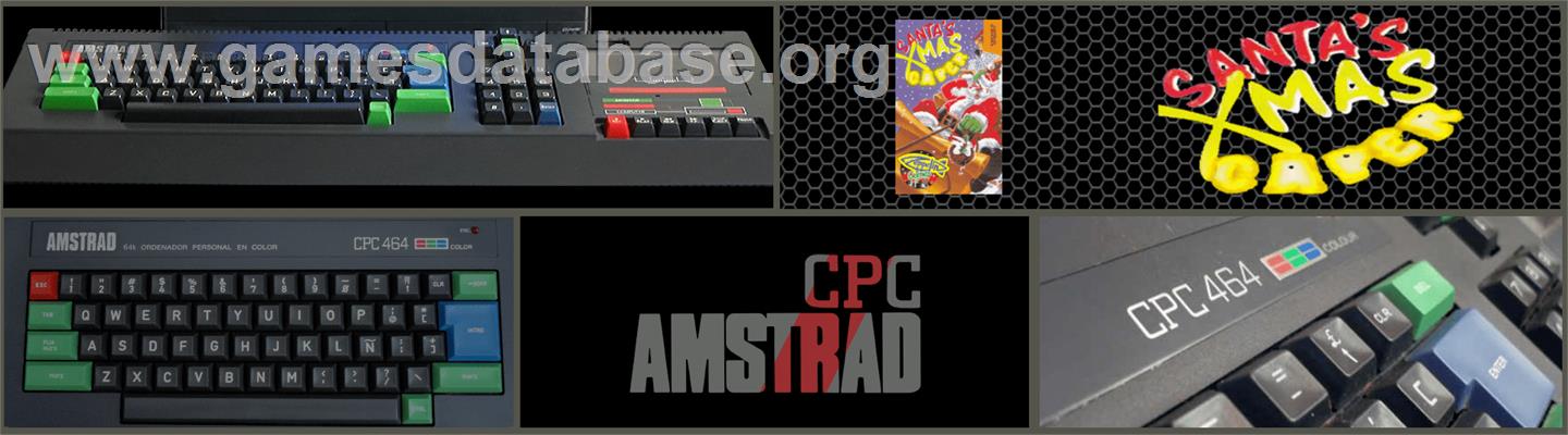 Santa's Xmas Caper - Amstrad CPC - Artwork - Marquee